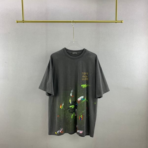 22ss spring summer america splash ink tee hand painted print t shirt washed vintage men women plus size fashion street casual cotton tshirt, Black;brown
22ss spring summer america splash ink tee hand painted print t shirt washed vintage men women plus size fashion street casual cotton tshirt, Black;brown