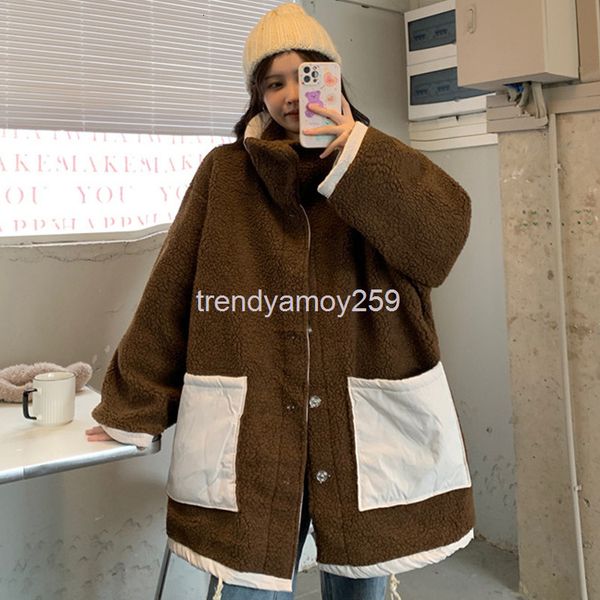 women's hoodies & sweatshirts oversize wear a cashmere coat on both sides. autumn and winter korean version loose ins plush thickened c, Black
women's hoodies & sweatshirts oversize wear a cashmere coat on both sides. autumn and winter korean version loose ins plush thickened c, Black