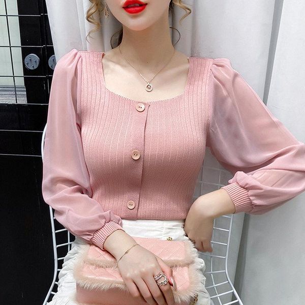 women's blouses & shirts women clothing shirt solid color long puff sleeve square collar slim fashion office ladies and d99, White
women's blouses & shirts women clothing shirt solid color long puff sleeve square collar slim fashion office ladies and d99, White