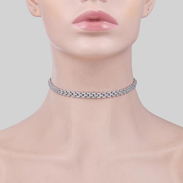 chokers weimanjingdian arrival link cubic zirconia cz crystal brilliant choker necklace for women banquet jewelry gifts, Golden;silver
chokers weimanjingdian arrival link cubic zirconia cz crystal brilliant choker necklace for women banquet jewelry gifts, Golden;silver