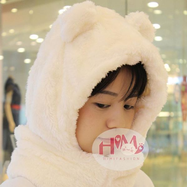 beanie/skull caps 2021 fashion cotton warm animal hoodies hat scarf white fluffy one piece set cute bear winter for women girls, Blue;gray
beanie/skull caps 2021 fashion cotton warm animal hoodies hat scarf white fluffy one piece set cute bear winter for women girls, Blue;gray