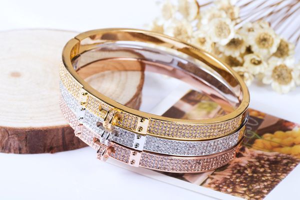 2020 creative belt design fashion bracelet womens bracelets rings full diamonds bracelet silver rose gold h bracelet jewelry wholesale, Black
2020 creative belt design fashion bracelet womens bracelets rings full diamonds bracelet silver rose gold h bracelet jewelry wholesale, Black