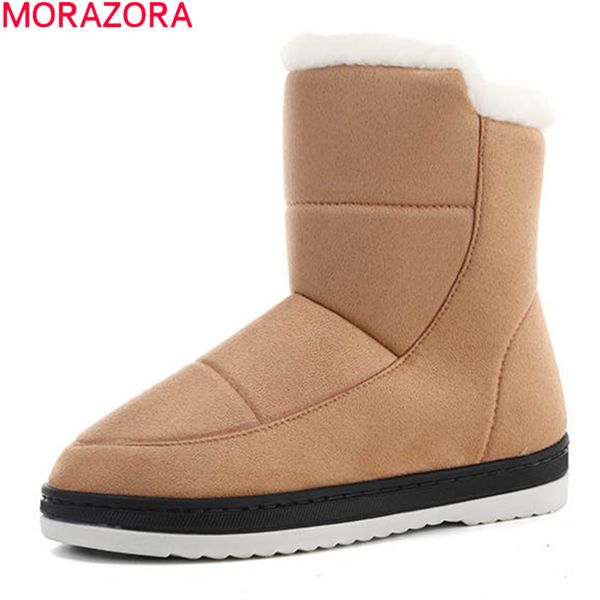 morazora 2020 new arrival snow comfortable flat heel round toe winter ladies shoes ankle boots for woman black q1104
morazora 2020 new arrival snow comfortable flat heel round toe winter ladies shoes ankle boots for woman black q1104