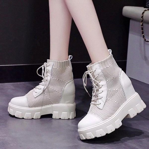 rimocy breathable mesh summer ankle boots for women chunky platform height increase shoes woman high heels sandals boots mujer #hw6d, Black
rimocy breathable mesh summer ankle boots for women chunky platform height increase shoes woman high heels sandals boots mujer #hw6d, Black