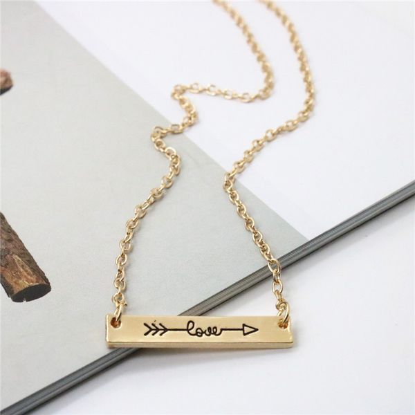 ingenious lovers necklace love letters necklace alloy arrow through heart short chain necklace jewelry gift, Silver
ingenious lovers necklace love letters necklace alloy arrow through heart short chain necklace jewelry gift, Silver