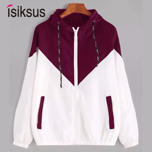 isiksus black windbreak jacket women long sleeve hooded coats spring autumn casual basic jackets plus size 4xl for women wj017 t200111, Black;brown 
isiksus black windbreak jacket women long sleeve hooded coats spring autumn casual basic jackets plus size 4xl for women wj017 t200111, Black;brown