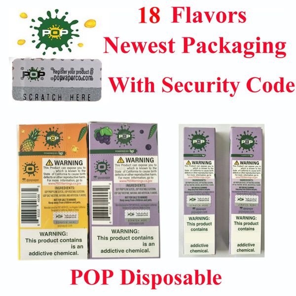 packaging pop disposable device 18 colors with security code in 280mah battery 1.2ml vape vs puff plus xxl disposable
packaging pop disposable device 18 colors with security code in 280mah battery 1.2ml vape vs puff plus xxl disposable