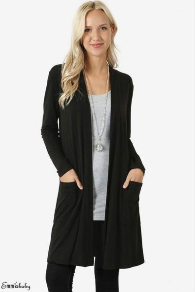 women ladies cardigan coats jumper thin autumn pocket long sleeve lady chunky knitted sweater plus size1, Black;brown
women ladies cardigan coats jumper thin autumn pocket long sleeve lady chunky knitted sweater plus size1, Black;brown