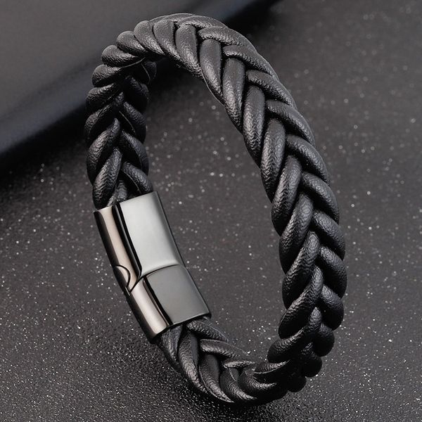 wvuhy titanium 316l stainless steel black men's jewelry l20102 titanium steel leather bracelet woven stainless 316l woven black leather, Golden;silver
wvuhy titanium 316l stainless steel black men's jewelry l20102 titanium steel leather bracelet woven stainless 316l woven black leather, Golden;silver