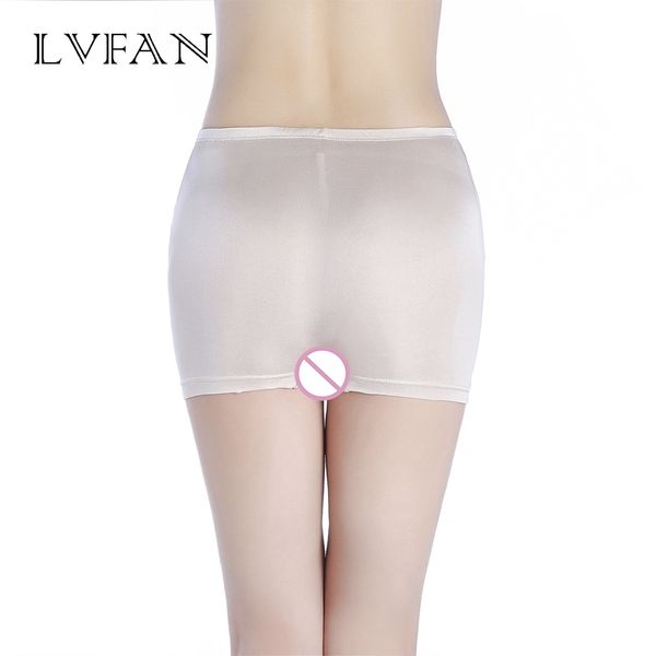 lvfan 4 color women's panties soft silk seamless short high waist abdominal boxer anti-light safety pants y200425, Black;pink
lvfan 4 color women's panties soft silk seamless short high waist abdominal boxer anti-light safety pants y200425, Black;pink
