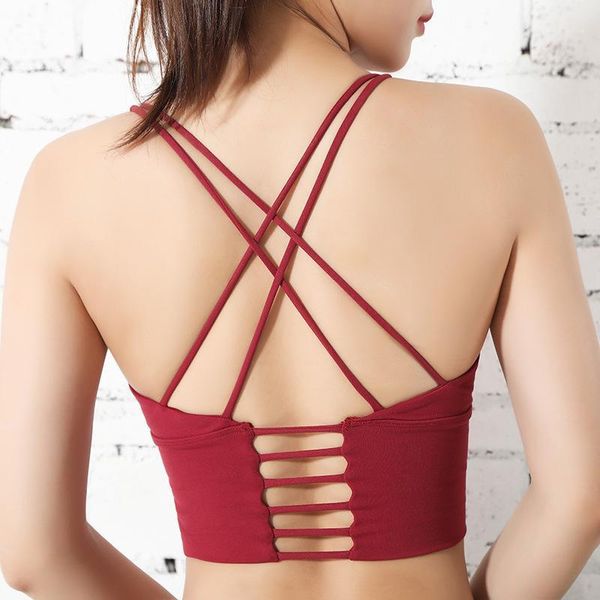 gym clothing hollow beauty back sports underwear bra female shockproof gathered stereotype vest yoga quick-drying thin belt fitness1, White;black
gym clothing hollow beauty back sports underwear bra female shockproof gathered stereotype vest yoga quick-drying thin belt fitness1, White;black