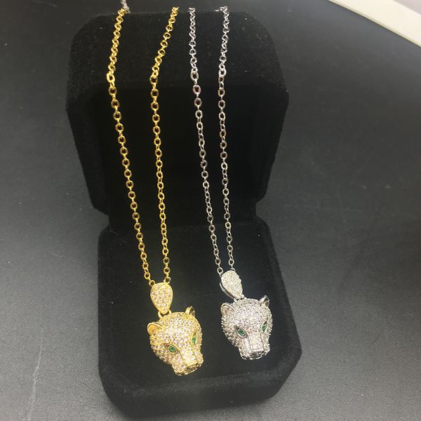 yellow gold plated 925 sterling silver wedding jewelry necklace leopard head pave rhinestone punk pendant with box q1113
yellow gold plated 925 sterling silver wedding jewelry necklace leopard head pave rhinestone punk pendant with box q1113