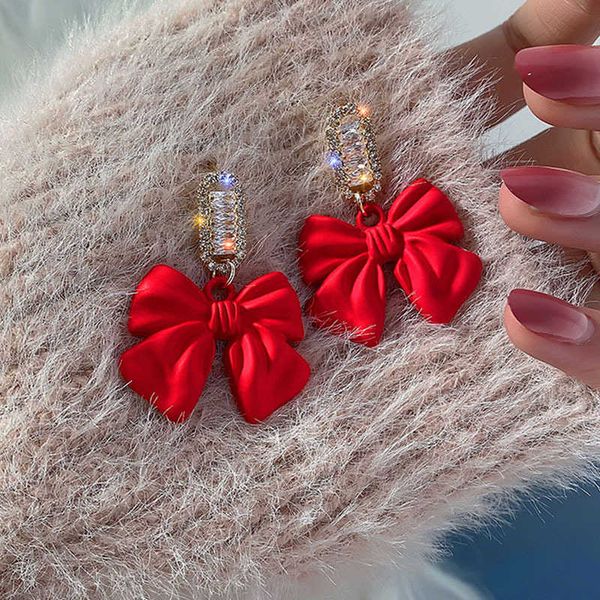 fashion 925 winter silver autumn needle net korean red bow earrings
fashion 925 winter silver autumn needle net korean red bow earrings