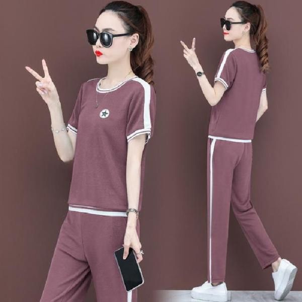 sportswear women's 2020 women's two- summer two-piece summer new korean fashion thread shows high thin casual short sleeve two pie, Gray
sportswear women's 2020 women's two- summer two-piece summer new korean fashion thread shows high thin casual short sleeve two pie, Gray