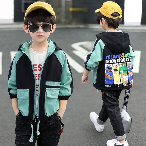 children cartoon clothing girl boy hooded jacket teens spring autumn fashion tooling jacket windbreaker outerfit for 10 12 years lj201125, Blue;gray
children cartoon clothing girl boy hooded jacket teens spring autumn fashion tooling jacket windbreaker outerfit for 10 12 years lj201125, Blue;gray