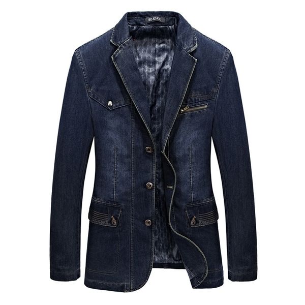 blazer jacket men jeans jacket men windbreaker cotton denim military jeans jacket men coat chaqueta hombre outerwear&coats 3xl 201104, Black;brown
blazer jacket men jeans jacket men windbreaker cotton denim military jeans jacket men coat chaqueta hombre outerwear&coats 3xl 201104, Black;brown