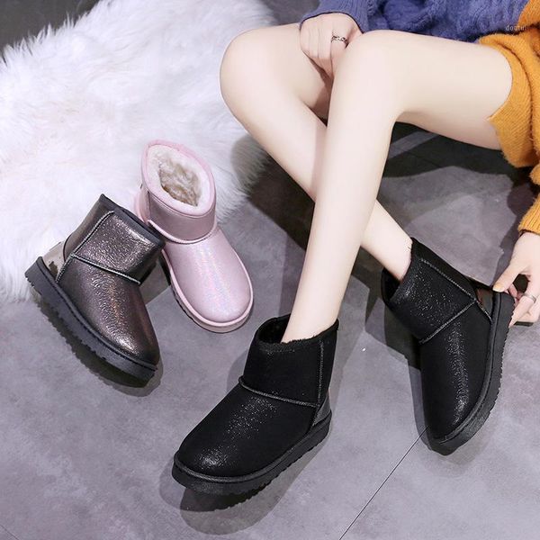 2020 new winter womensnow boots patent leather plus velvet warm comfortable cotton shoes waterproof non-slip ladies short boots1, Black
2020 new winter womensnow boots patent leather plus velvet warm comfortable cotton shoes waterproof non-slip ladies short boots1, Black