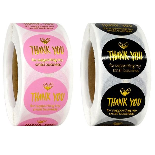 gift wrap 500pcs thank you for supporting my small business stickers bronzing seal label
gift wrap 500pcs thank you for supporting my small business stickers bronzing seal label