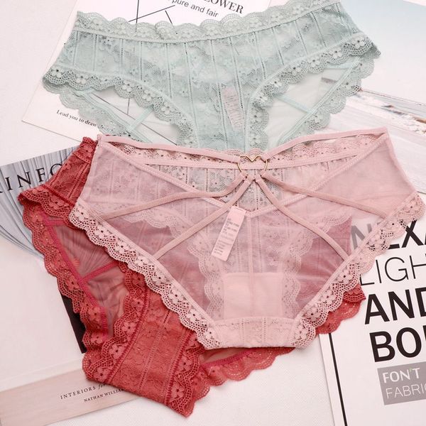 f010 thin lace underwear female breathable youth bow middle low waist fashionable girl's briefs, Black;pink
f010 thin lace underwear female breathable youth bow middle low waist fashionable girl's briefs, Black;pink
