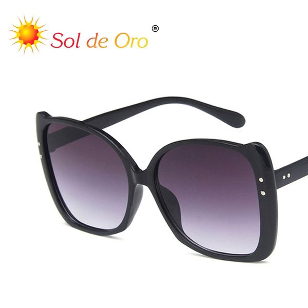sunglasses sol de oro men women retro fashion big frame personality glasses trend, White;black
sunglasses sol de oro men women retro fashion big frame personality glasses trend, White;black