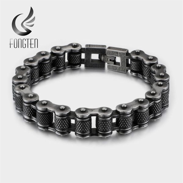 fongten biker link chain bracelet black stainless steel beaded punk vinking men bracelets bangles fashion jewelry gift y200730
fongten biker link chain bracelet black stainless steel beaded punk vinking men bracelets bangles fashion jewelry gift y200730