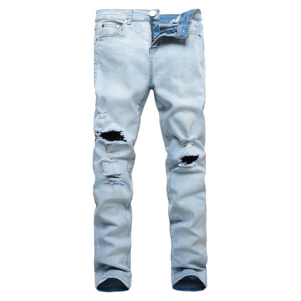 good quality jeans slim fit mens designer skinny jeans fashion men robin basic long jeans hip hop destroyed brand denim five size available, Blue
good quality jeans slim fit mens designer skinny jeans fashion men robin basic long jeans hip hop destroyed brand denim five size available, Blue