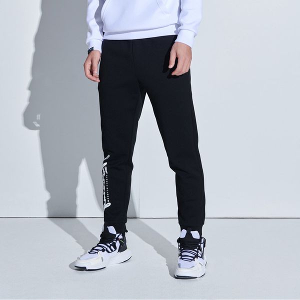 361 degree men's spring 2019 new knitted corset closure casual comfortable and versatile sports pants, Black
361 degree men's spring 2019 new knitted corset closure casual comfortable and versatile sports pants, Black