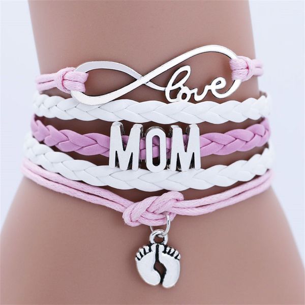 infinity love mom double foot chain bracelet for women friendship bracelets jewelry multi-layer charm bracelet fashion jewelry, Golden;silver
infinity love mom double foot chain bracelet for women friendship bracelets jewelry multi-layer charm bracelet fashion jewelry, Golden;silver