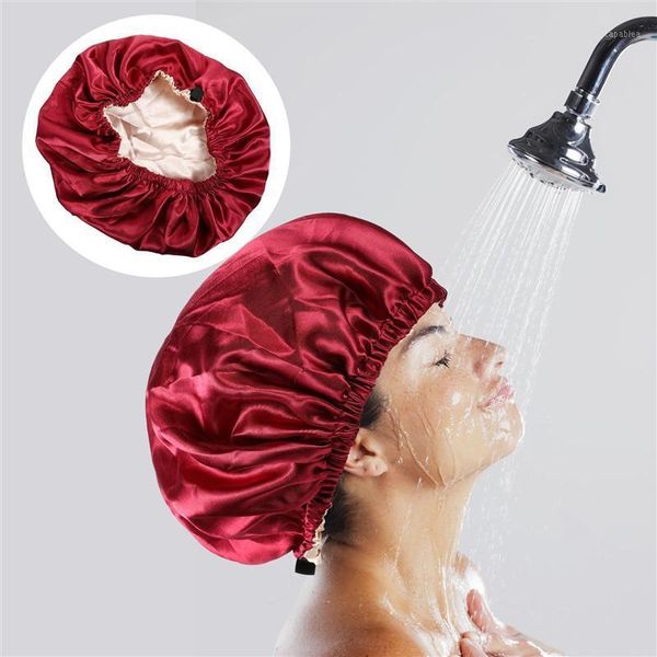 women satin cap sleeping hair bonnet double-layer nightcap night headwear shower caps sleeping hats1
women satin cap sleeping hair bonnet double-layer nightcap night headwear shower caps sleeping hats1