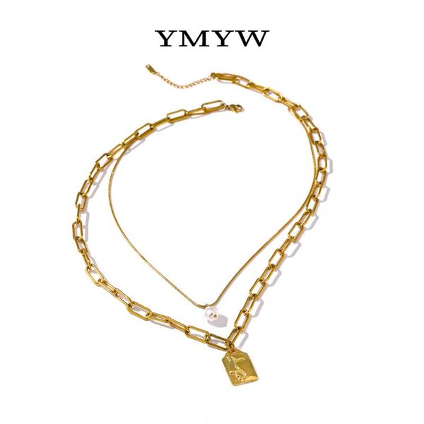 chains ymyw face portrait pattern layered necklace stainless steel real gold plated jewelry temperament elegant women, Silver
chains ymyw face portrait pattern layered necklace stainless steel real gold plated jewelry temperament elegant women, Silver