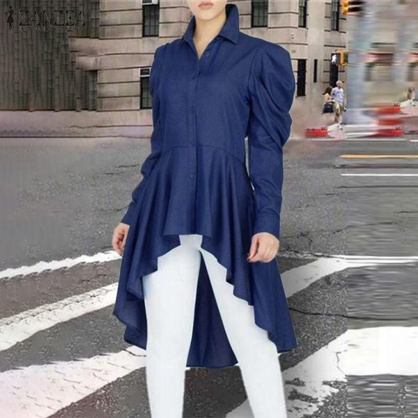 zanzea women demin blouse 2020 ladies turn down collar shirt autumn cardigan casual solid blusa femininas plus size 5xl, White
zanzea women demin blouse 2020 ladies turn down collar shirt autumn cardigan casual solid blusa femininas plus size 5xl, White