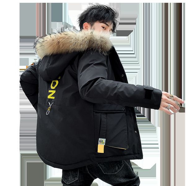 new winter jacket men padded parka man winter coat artificial fur big pockets short thick parkas snowjacket plus size 201204, Black
new winter jacket men padded parka man winter coat artificial fur big pockets short thick parkas snowjacket plus size 201204, Black