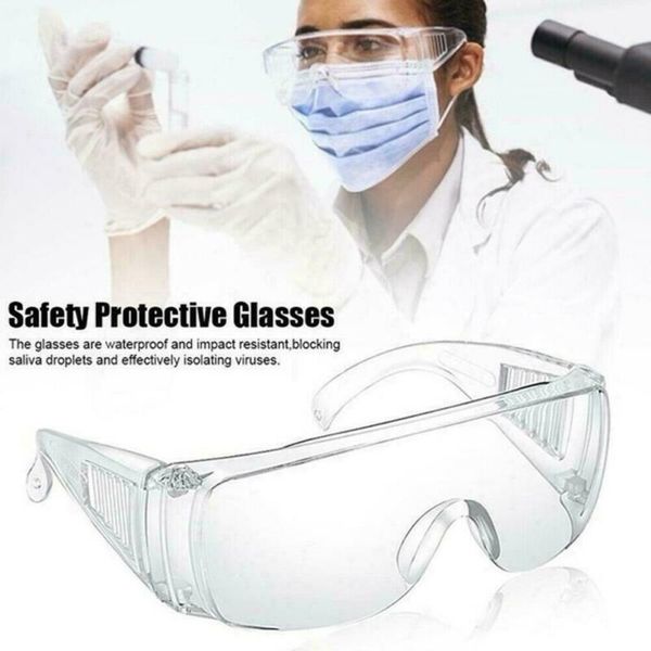 safety glasses anti-saliva dust anti fog splash protection transparent goggles