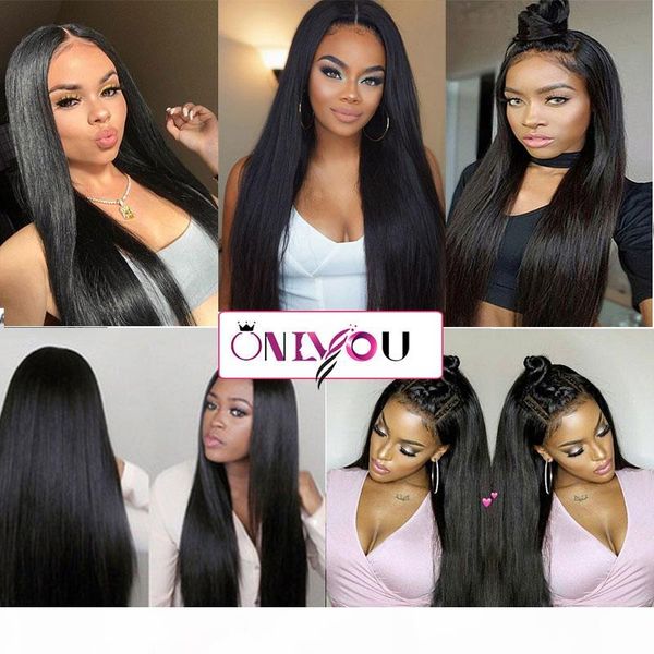 onlyou hair@ silky straight lace front wig brazilian virgin human hair full lace wigs for women natural color 8-24inch human hair lace wigs, Black;brown
onlyou hair@ silky straight lace front wig brazilian virgin human hair full lace wigs for women natural color 8-24inch human hair lace wigs, Black;brown