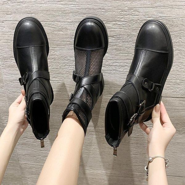 boots 2021 s hollow out short women buckle round toe thiick cool ladies retro party shoe woman half botas de mujer1, Black
boots 2021 s hollow out short women buckle round toe thiick cool ladies retro party shoe woman half botas de mujer1, Black