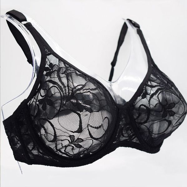 women embroidery lace sheer bra bralette unpadded lingerie plus size plunge see through brassiere bh 32-52 a b c d cup, Red;black
women embroidery lace sheer bra bralette unpadded lingerie plus size plunge see through brassiere bh 32-52 a b c d cup, Red;black