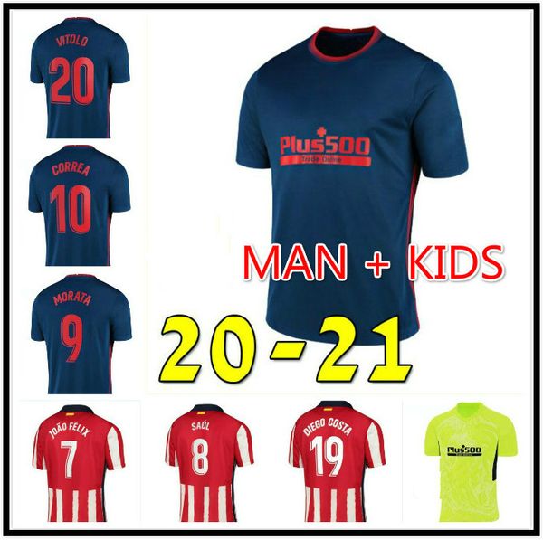 new 20 21 joao felix home soccer jerseys men + kids kit 2020 2021 saul diego costa away third football shirts, Black;yellow
new 20 21 joao felix home soccer jerseys men + kids kit 2020 2021 saul diego costa away third football shirts, Black;yellow