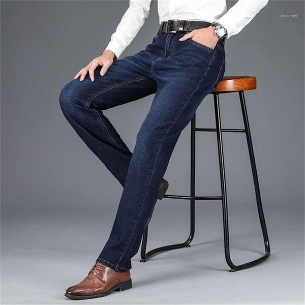 2020 spring and autumn new men's straight jeans mid-autumn elastic casual loose jeans1, Blue
2020 spring and autumn new men's straight jeans mid-autumn elastic casual loose jeans1, Blue