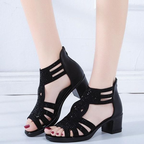 dress shoes hollow out woman sandals summer square heel platform ladies bohemia beach sandalias zapatos de muje, Black
dress shoes hollow out woman sandals summer square heel platform ladies bohemia beach sandalias zapatos de muje, Black
