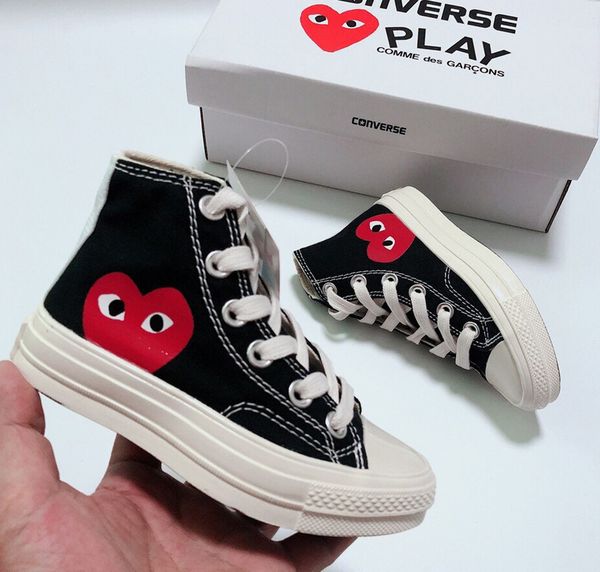 2020 kids all-star 70s hi c-d-g play girl boys canvas shoes white black low children sneakers size 23-35
2020 kids all-star 70s hi c-d-g play girl boys canvas shoes white black low children sneakers size 23-35