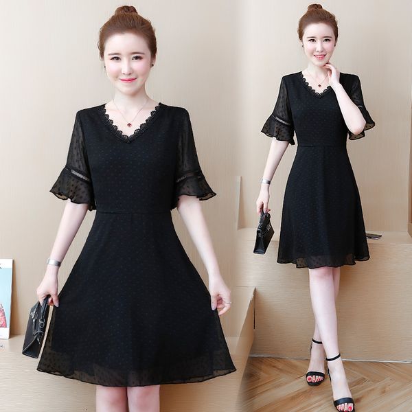 summer woman of black-necked women's ladies chiffon big plus size xxxxxxxxl l thin ocasional broken shirt dressed as lf6c, Black;gray
summer woman of black-necked women's ladies chiffon big plus size xxxxxxxxl l thin ocasional broken shirt dressed as lf6c, Black;gray