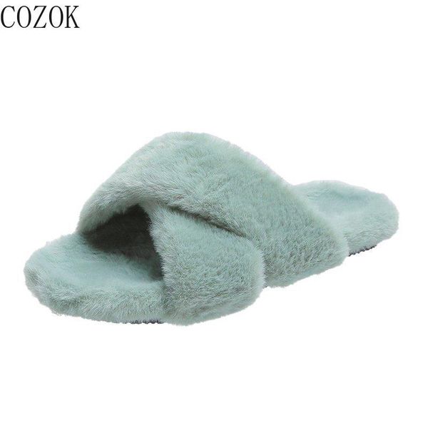 furry open-toed ladies slippers cross vamp casual fashion home women's shoes trend 2021 pure color simple women's slippers, Black
furry open-toed ladies slippers cross vamp casual fashion home women's shoes trend 2021 pure color simple women's slippers, Black