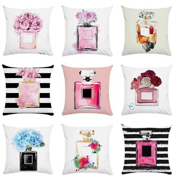 Home Decoration 45*45cm Printed Flowers Pillowcase Perfume Bottles Lipstick Cushion Cover Funda Cojin Pillow Covers Pillow Cases
Home Decoration 45*45cm Printed Flowers Pillowcase Perfume Bottles Lipstick Cushion Cover Funda Cojin Pillow Covers Pillow Cases