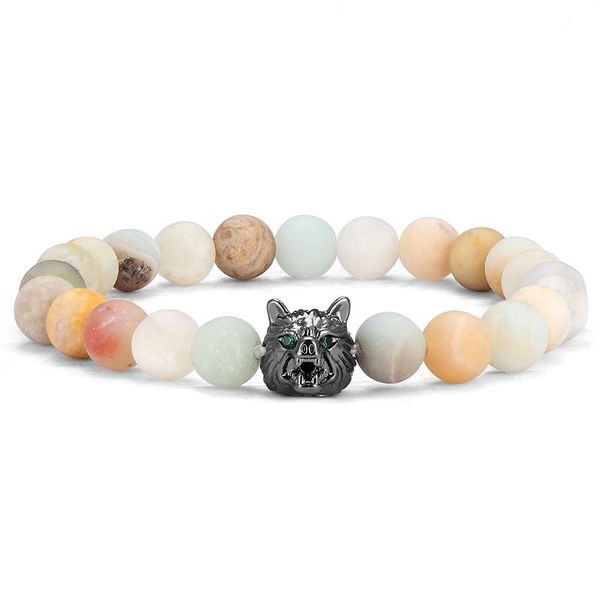 new fashion 8 mm natural stone beads bracelet men's leopard head leopard pendant charm bracelet handmade jewelry bbyifb alice_bag
new fashion 8 mm natural stone beads bracelet men's leopard head leopard pendant charm bracelet handmade jewelry bbyifb alice_bag