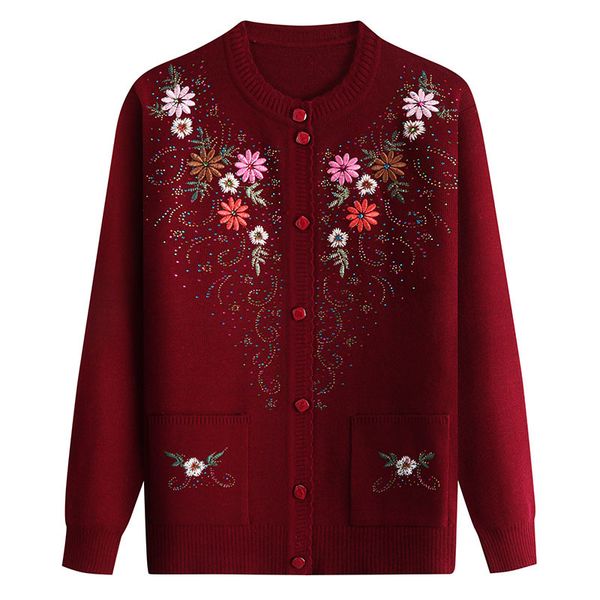 winter coat of wool ladies'knitted or crocheted sweater plus size sweaters embroidered women's nightgown grandma cardigans r446 3v, White;black
winter coat of wool ladies'knitted or crocheted sweater plus size sweaters embroidered women's nightgown grandma cardigans r446 3v, White;black