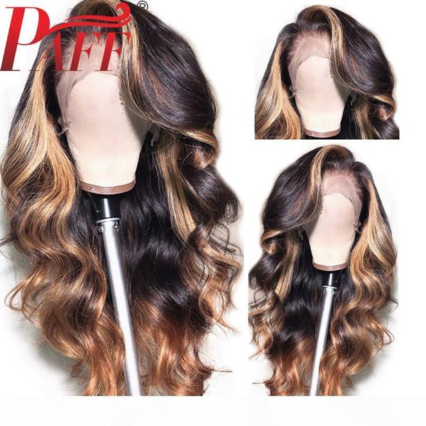 paff highlight blonde full lace human hair wigs with baby hair ombre body wave peruvian remy hair wig pre plucked side part, Black;brown
paff highlight blonde full lace human hair wigs with baby hair ombre body wave peruvian remy hair wig pre plucked side part, Black;brown