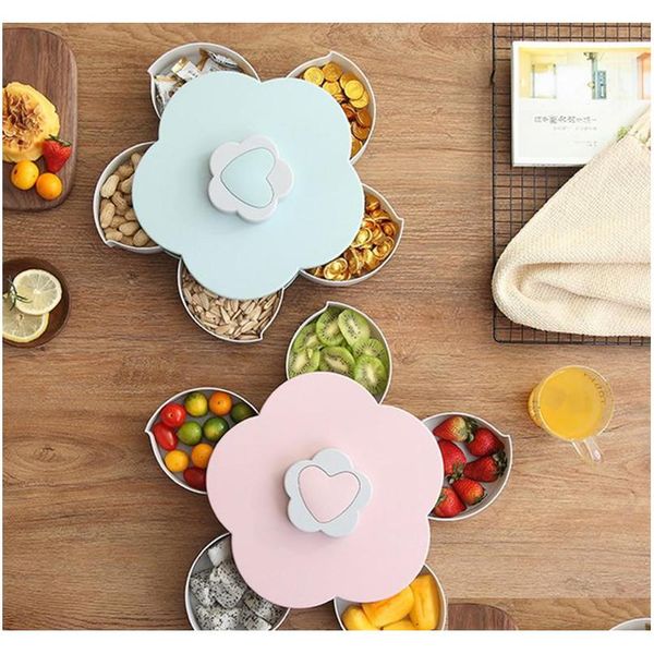 creative flower petal fruit plate candy storage box 5 grids nuts snack tray rotating flowers food gift box for party wedding ps6mm
creative flower petal fruit plate candy storage box 5 grids nuts snack tray rotating flowers food gift box for party wedding ps6mm
