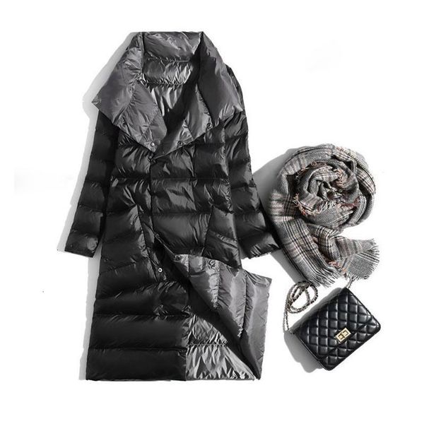 faced feather coat, long feathered white duck feather, high neck double button, women's warm clothes in 2020
faced feather coat, long feathered white duck feather, high neck double button, women's warm clothes in 2020