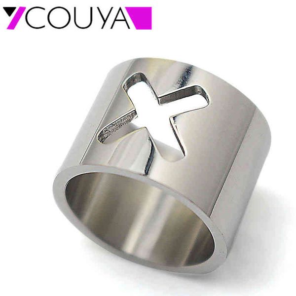 band couya brand blank ring summer unique design 316l stainless steel hollow cross women rings fashion jewelry, Silver
band couya brand blank ring summer unique design 316l stainless steel hollow cross women rings fashion jewelry, Silver