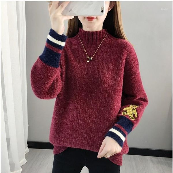 winter long sleeve chenille women sweater large size outwear half turtleneck knitted bottoming shirt warm pullover sweaters1, White;black
winter long sleeve chenille women sweater large size outwear half turtleneck knitted bottoming shirt warm pullover sweaters1, White;black